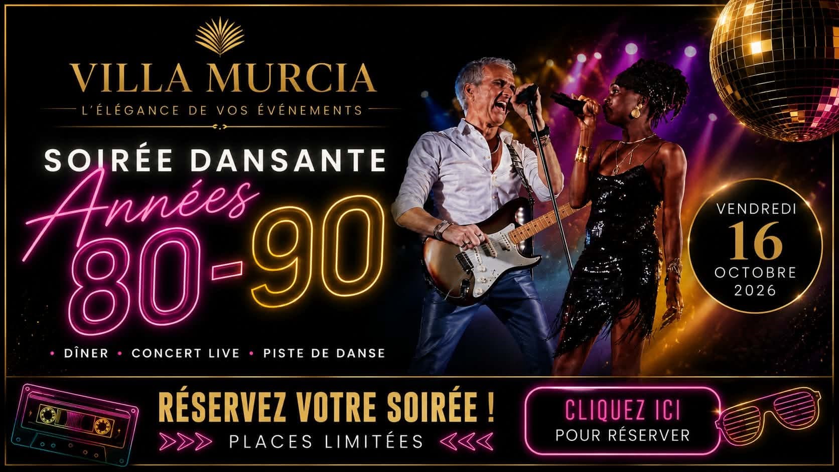 Soirée années 80/90